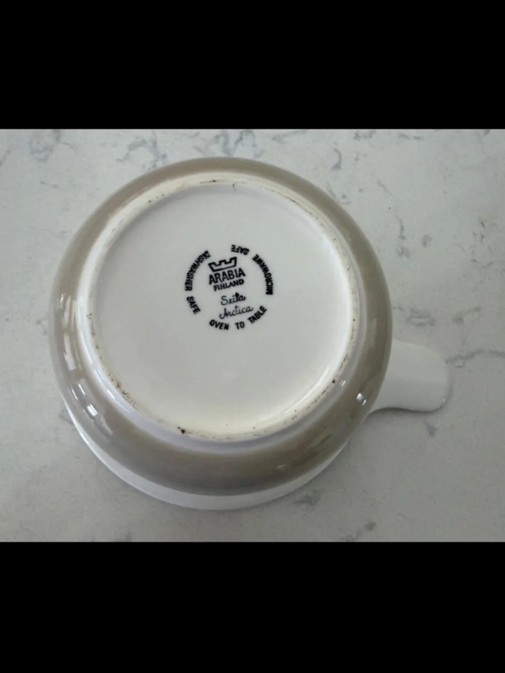 Vintage Arabia Finland Seita Arctica Gravy Boat Inkeri Leivo 7.375